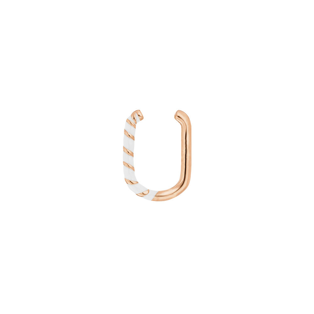 Silber Earcuff, Rosegold, Neon Twist