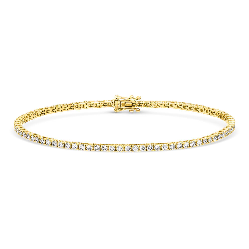 Tennisarmband mit Diamanten, 2.11ct, 18.0 cm