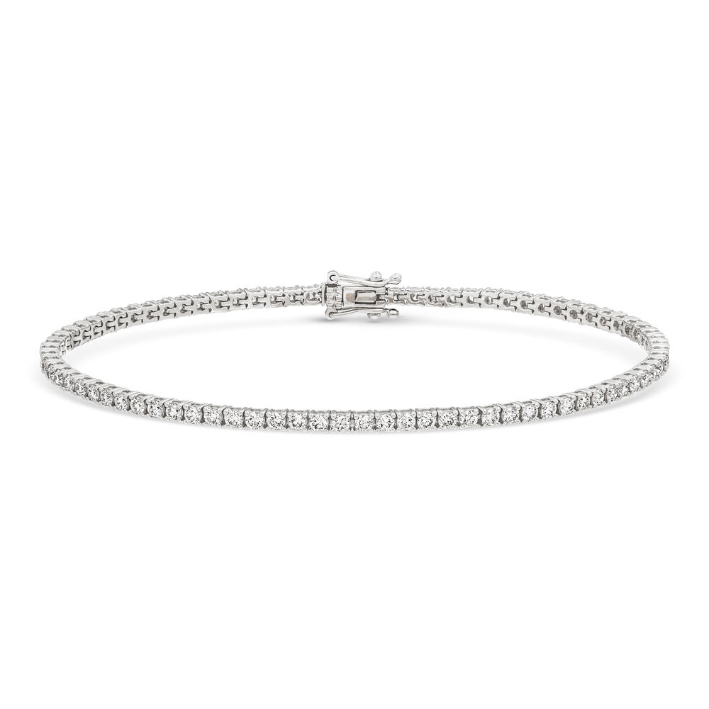 Tennisarmband mit Diamanten, 2.11ct, 18.0 cm
