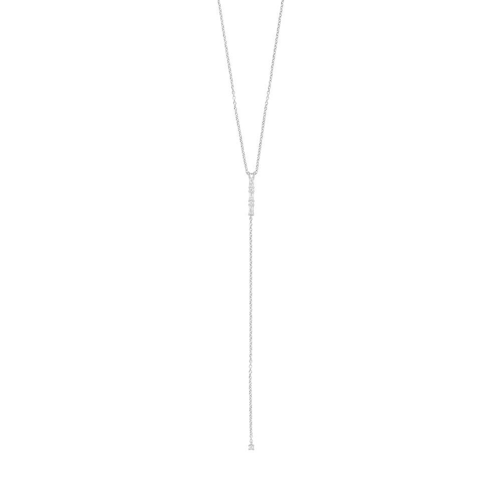 Y-Halskette ICE CUBE, 925 Sterlingsilber