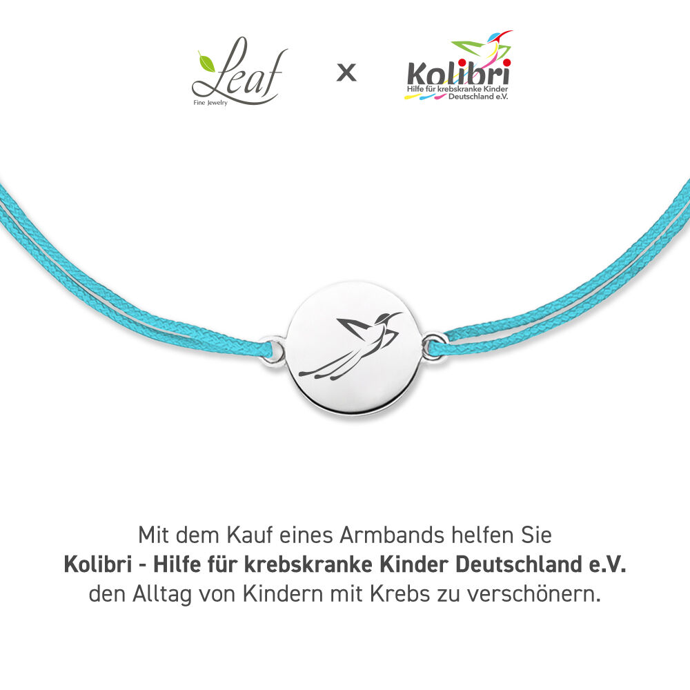 Charity Armband KOLIBRI, Trkis Bild 2