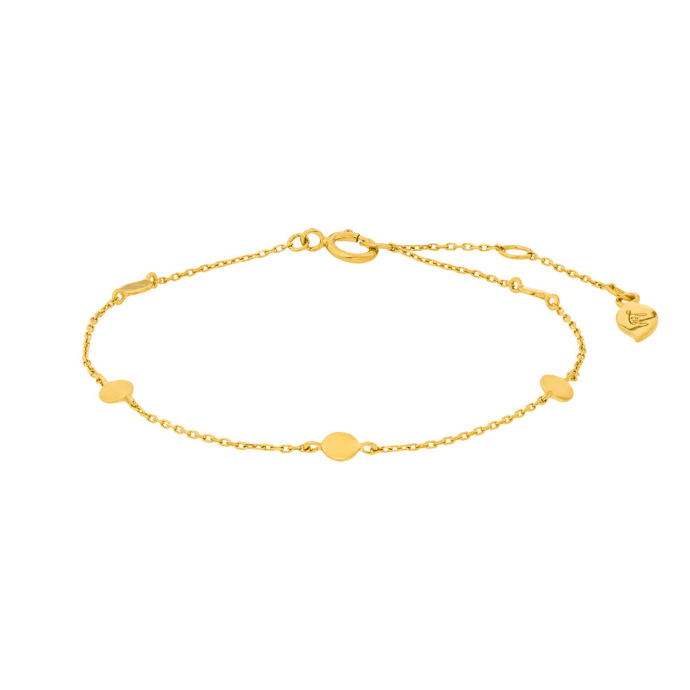 Armkette MINI Plates, 14 Karat Gelbgold Bild 4