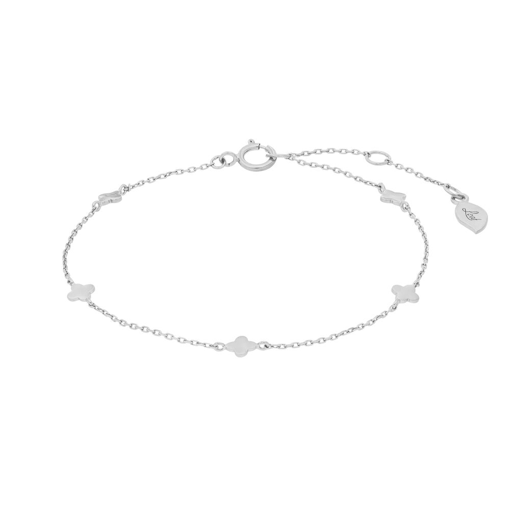 Armkette MINI Clover, 14 Karat Wei�gold Bild 4