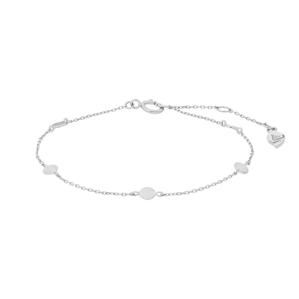 Armkette MINI Plates, 14 Karat Wei�gold Bild 4