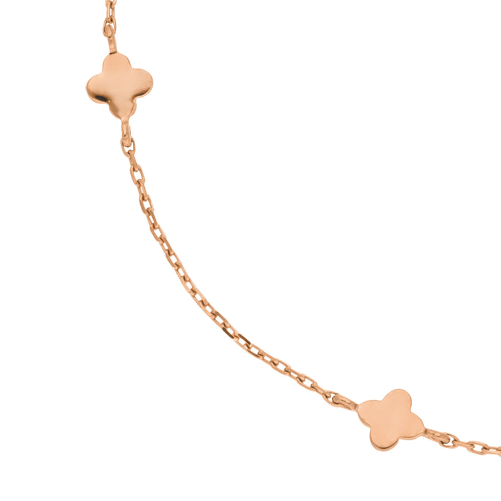 Armkette MINI Clover, 14 Karat Rosegold Bild 3