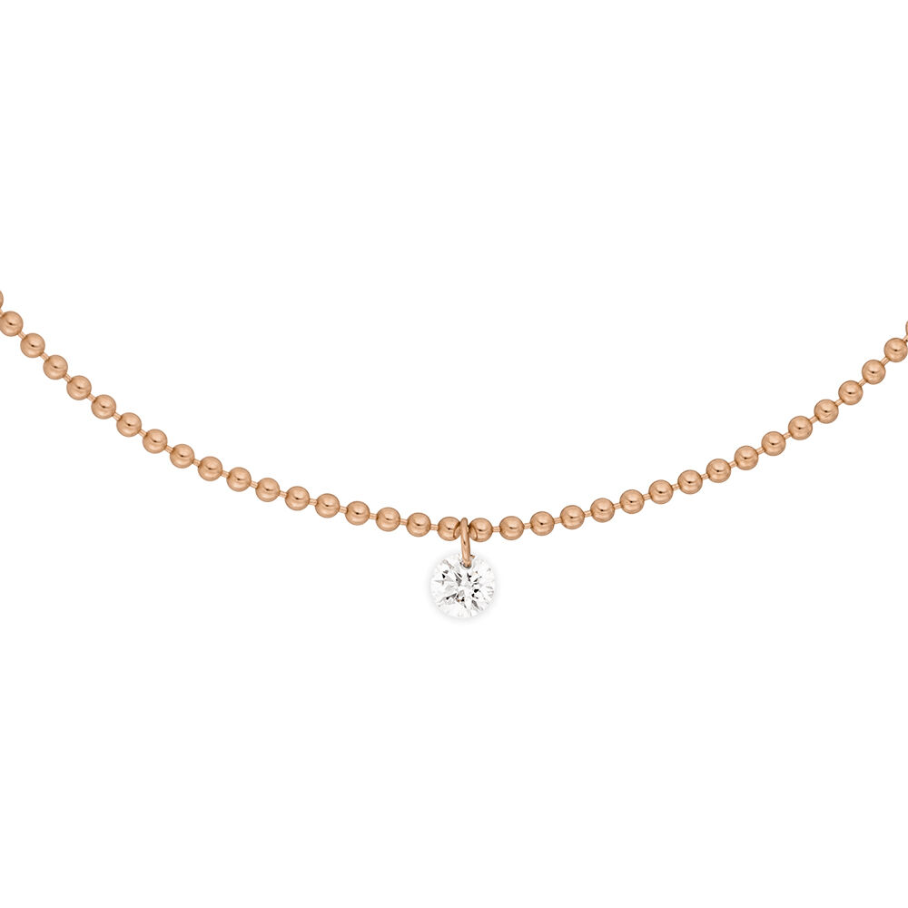 Armkette Pure Ball Chain, Diamant, 14 K Rosegold Bild 4