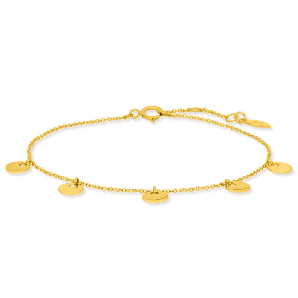 Armkette Platelet, 14 K Gelbgold Bild 3