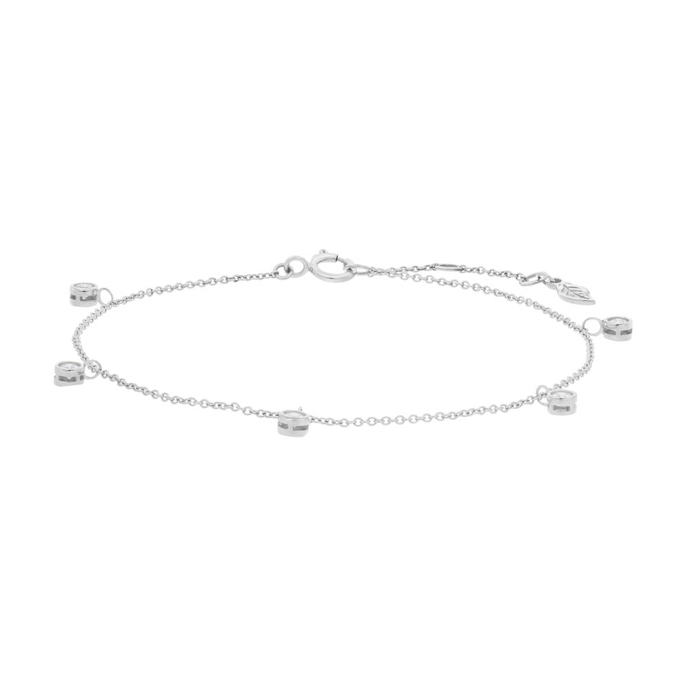 Armkette MY FIRST DIAMOND Charms, 14 Karat Weigold 