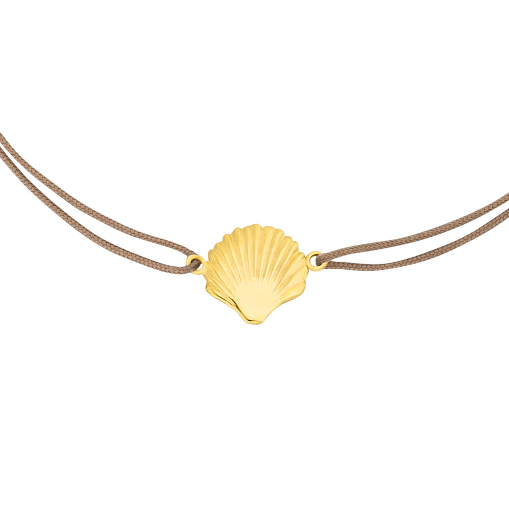 Fu�b�ndchen SHELL, 18 K Gelbgold vergoldet Bild 3