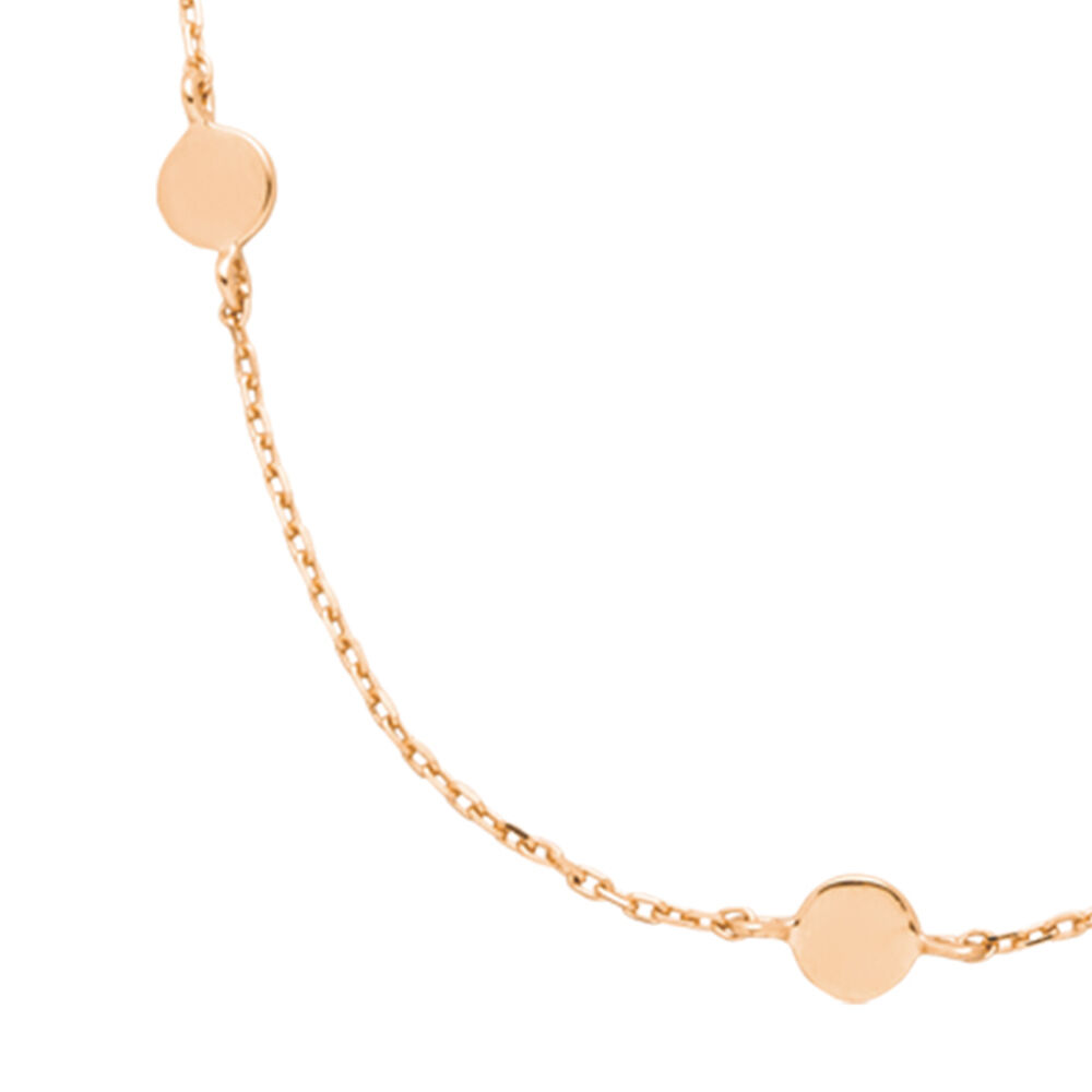 Halskette MINI Plates, 14 Karat Rosegold Bild 3