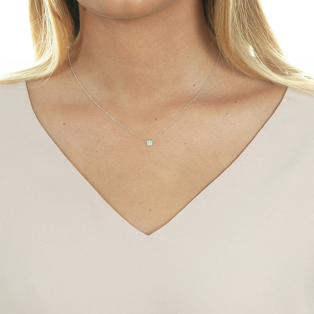 Halskette Pav mit Diamanten, 18 Karat Weigold Bild 5