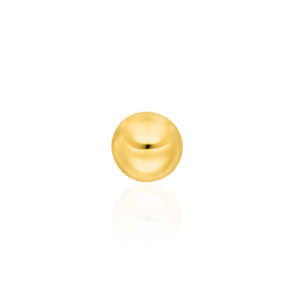Single Piercing Kugel, 14 Karat Gelbgold Bild 3
