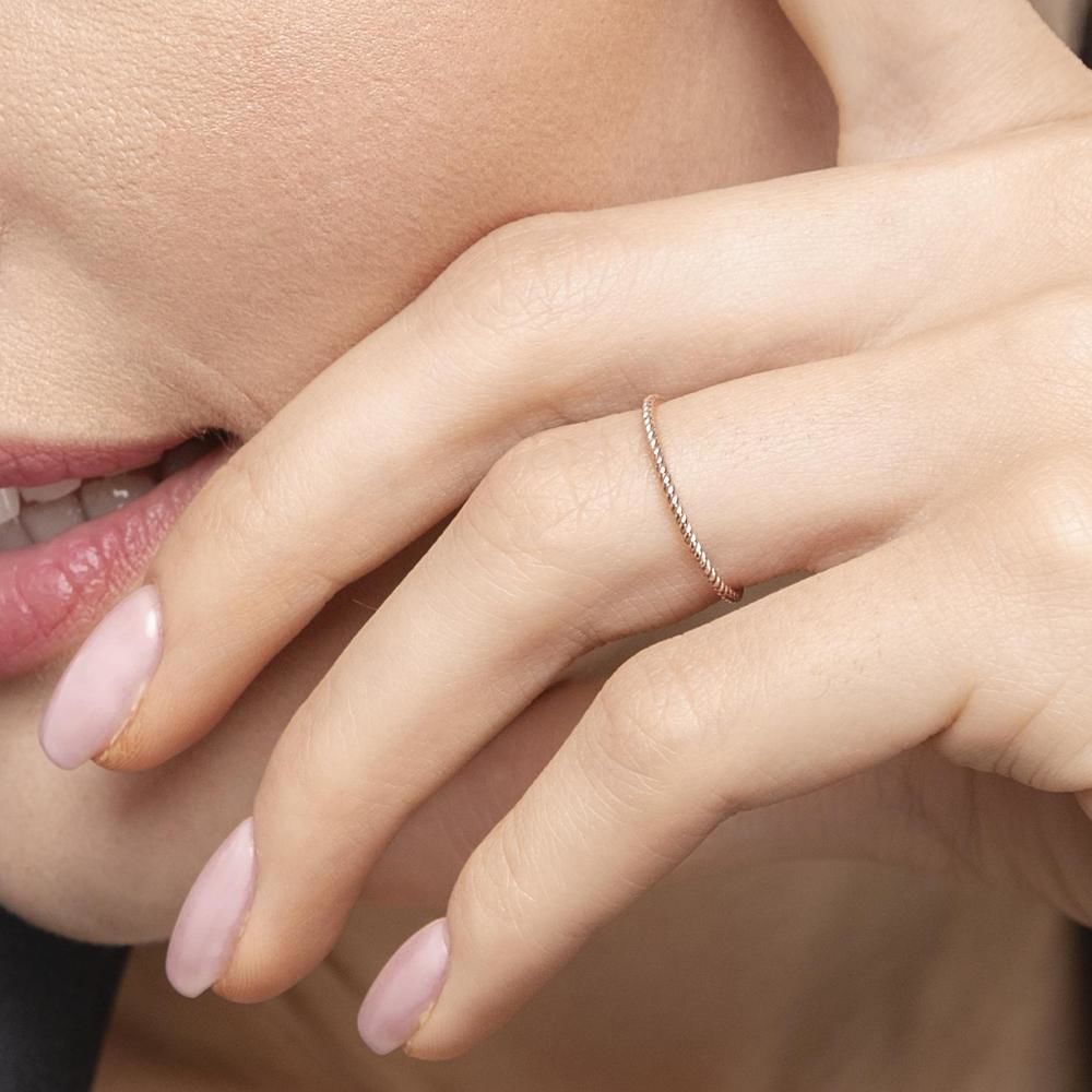 Ring Twist, 18 Karat Rosegold Bild 4
