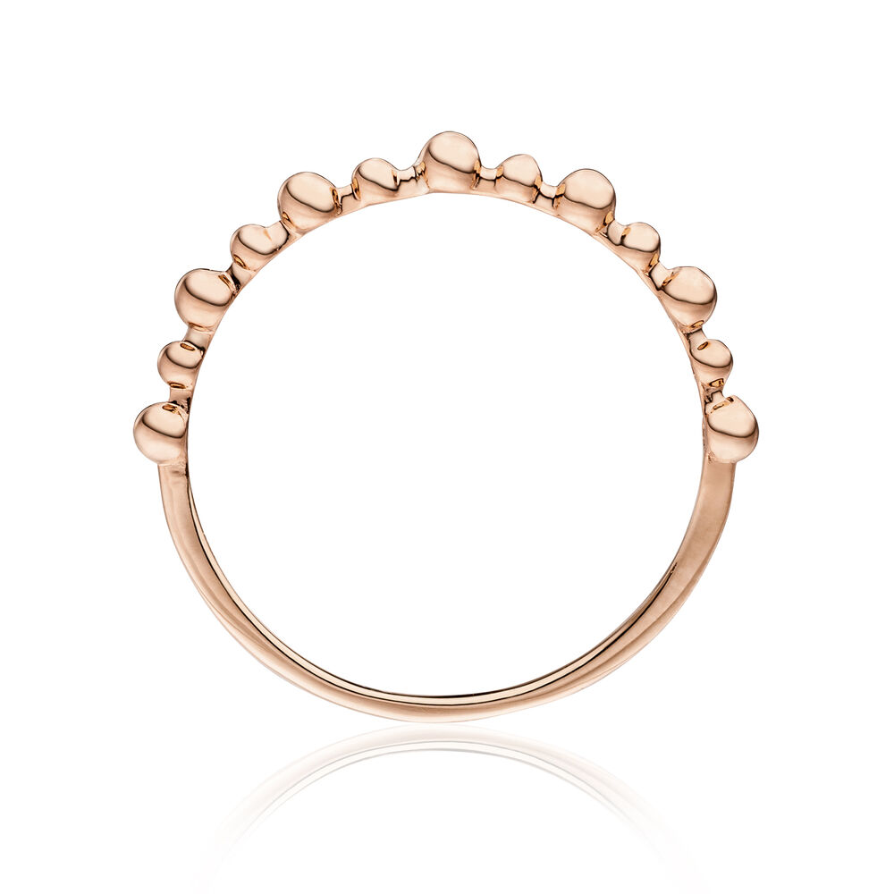 Ring Kugel, 18 Karat Rosegold Bild 2