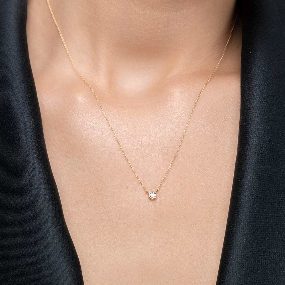 Halskette MY FIRST DIAMOND, 14 Karat Gelbgold Bild 2