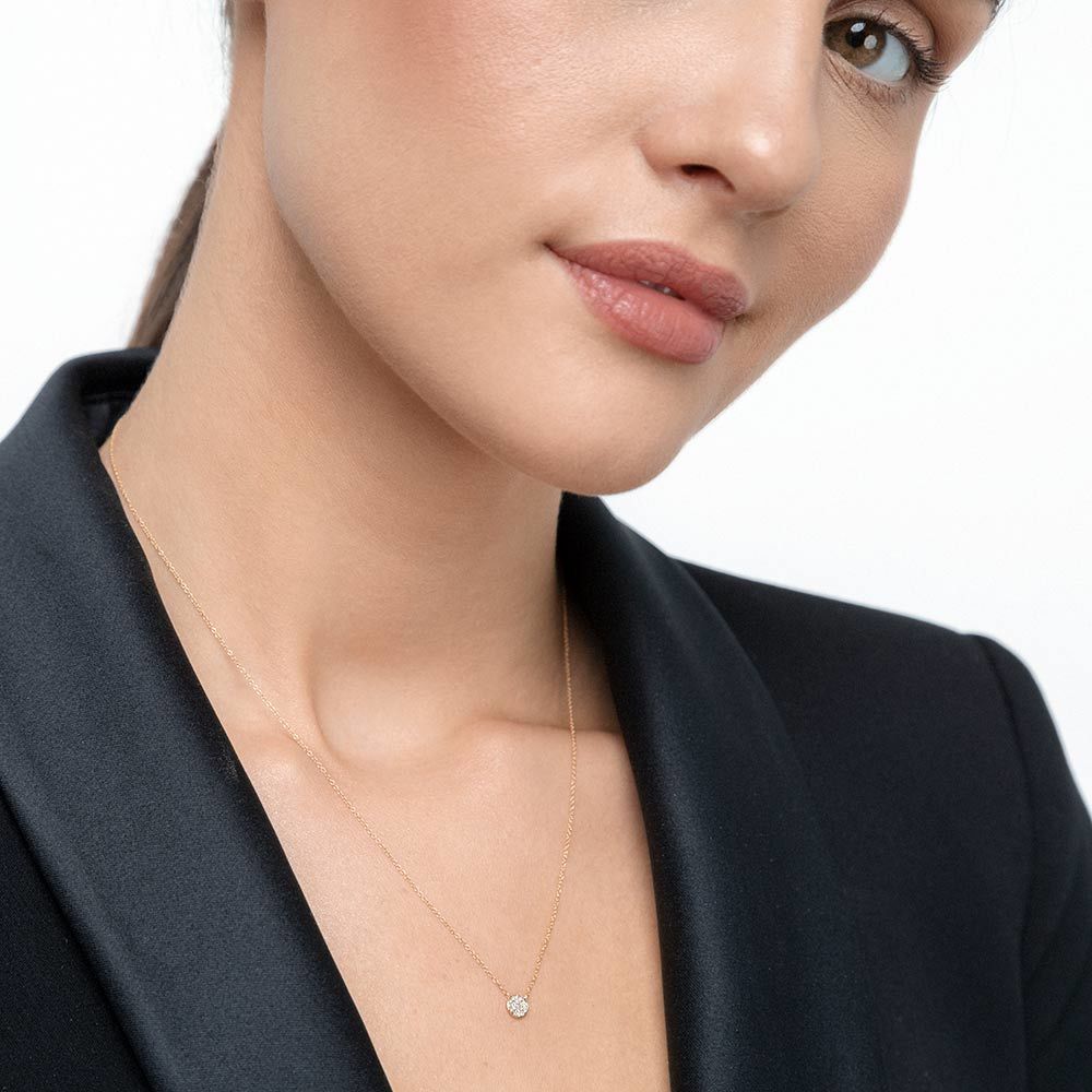 Halskette Pav mit Diamanten, 18 Karat Gelbgold Bild 2