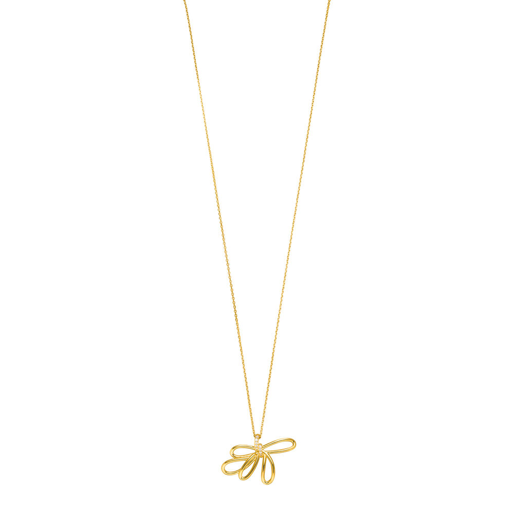 Halskette Blossom, 18 Karat Gelbgold vergoldet Bild 2