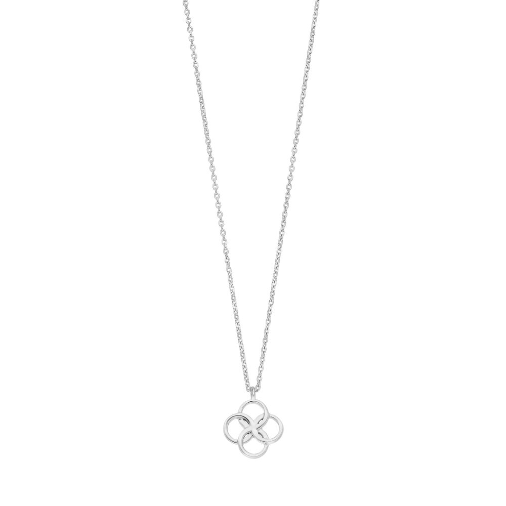 Halskette Clover Charm, 925 Sterlingsilber Bild 3