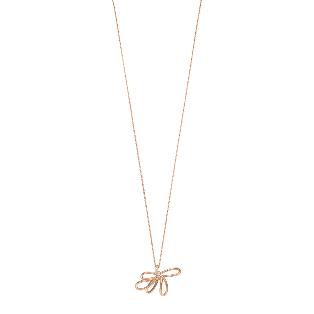 Halskette Blossom, 18 K Rosegold vergoldet Bild 2