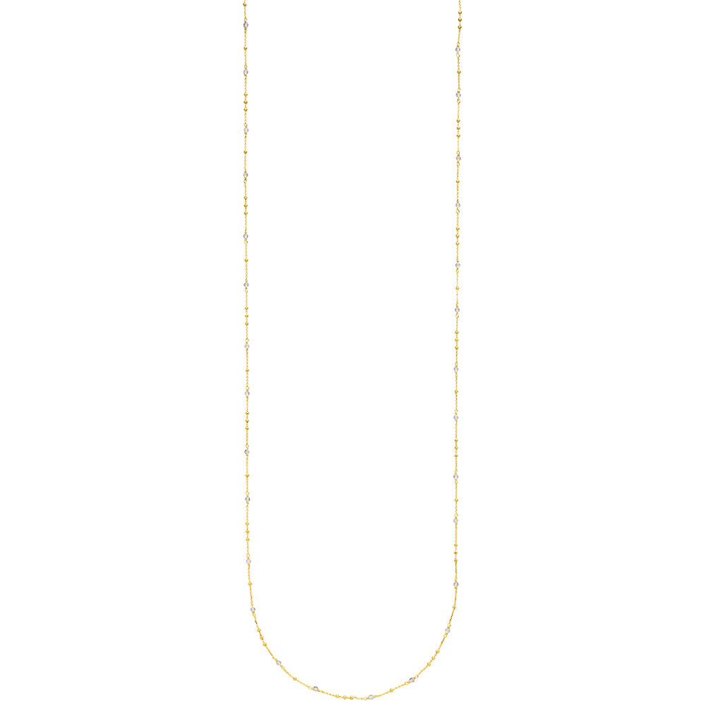 Halskette Flying Gems, Labradorit, 90cm, 18 Karat Gelbgold vergoldet Bild 3
