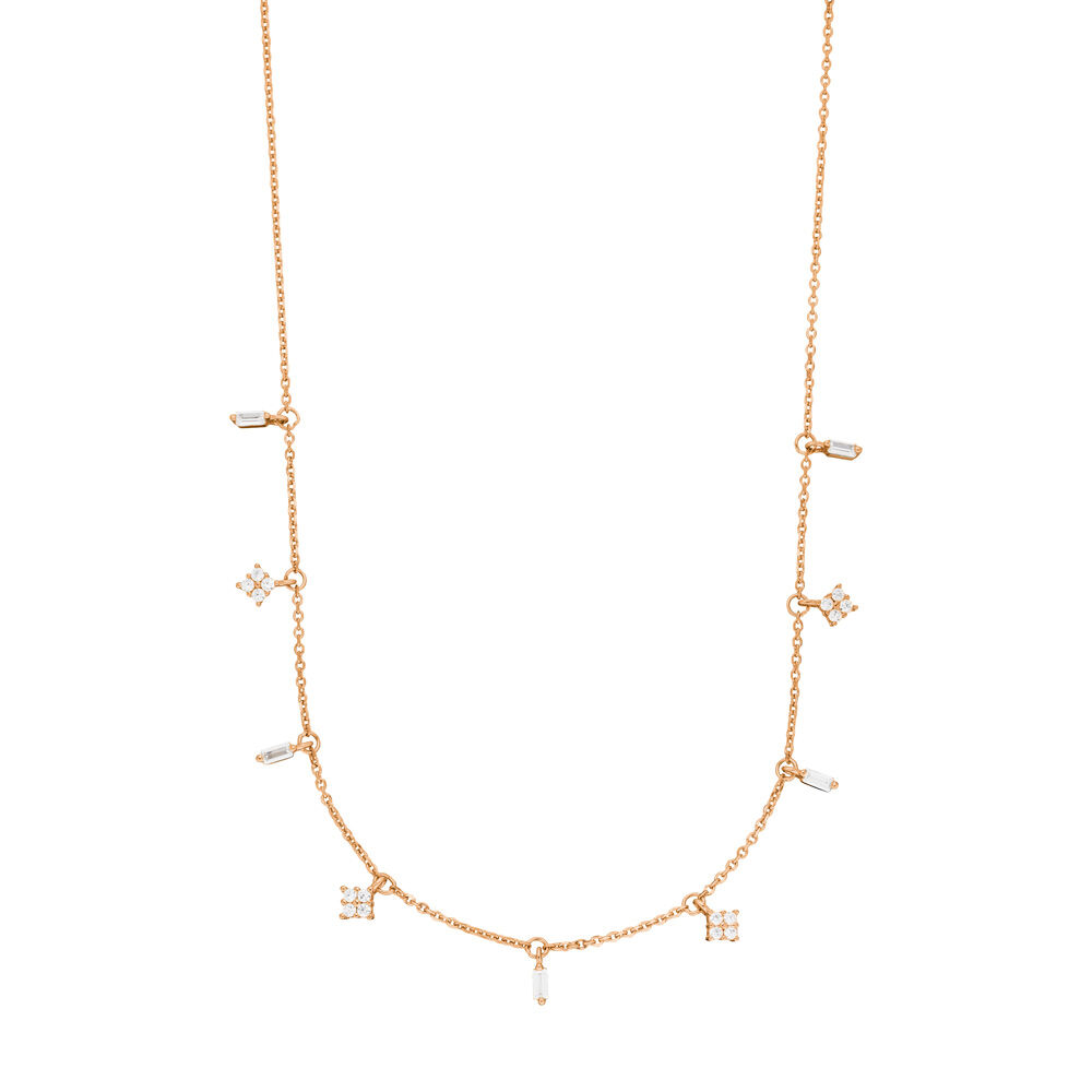 Choker CRYSTAL, 18 K Rosegold vergoldet Bild 2