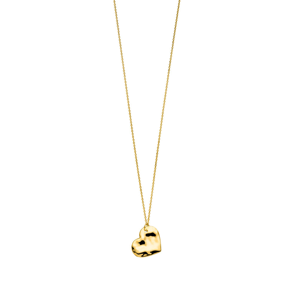 Halskette BIG HEART, 18 K Rosegold vergoldet Bild 3