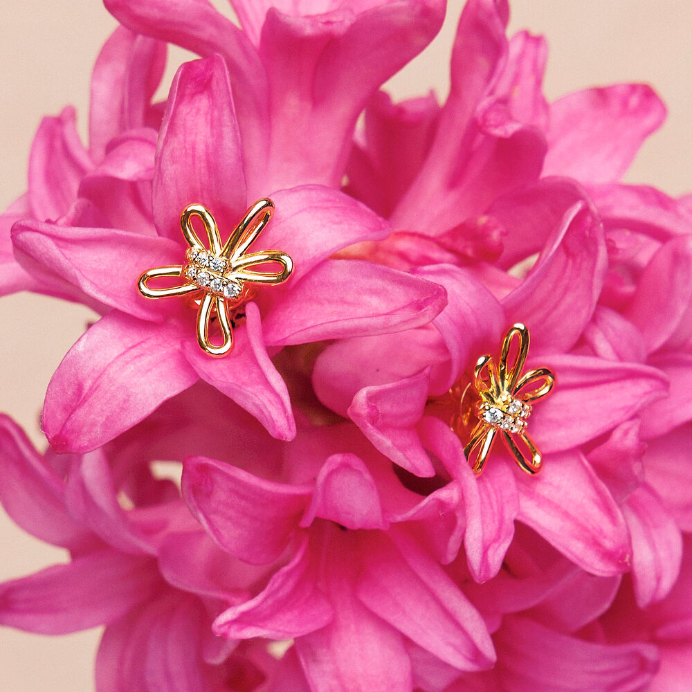 Ohrstecker Blossom, klein, 18 K Rosegold vergoldet Bild 4