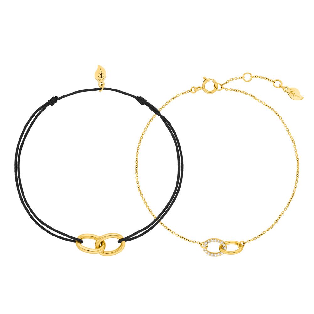 Partner Armbnder, ETERNAL TOUCH, 14 Karat Gelbgold Bild 3