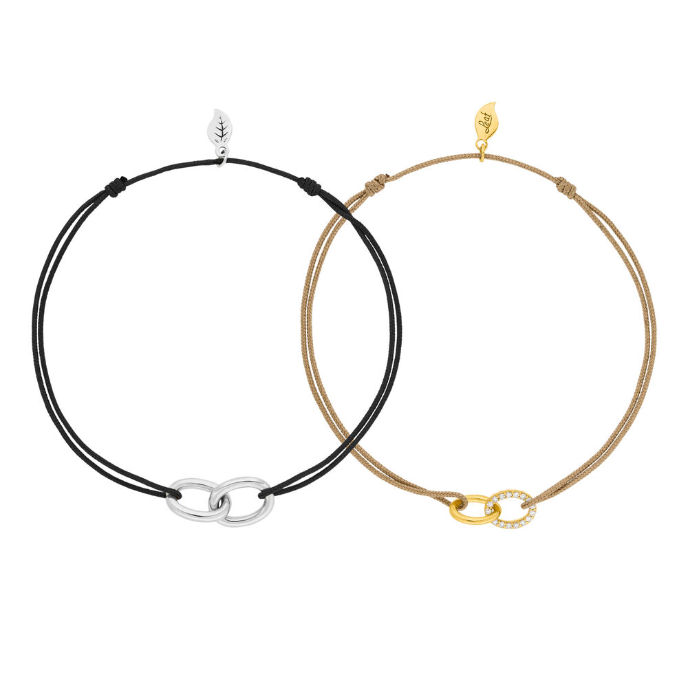 Partner Armb�nder, ETERNAL TOUCH, 14 Karat Wei�gold & Gelbgold Bild 3