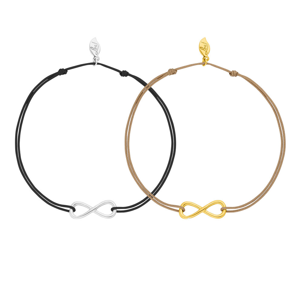 Partner Armb�nder, INFINITY, 14 Karat Wei�gold & Gelbgold Bild 3