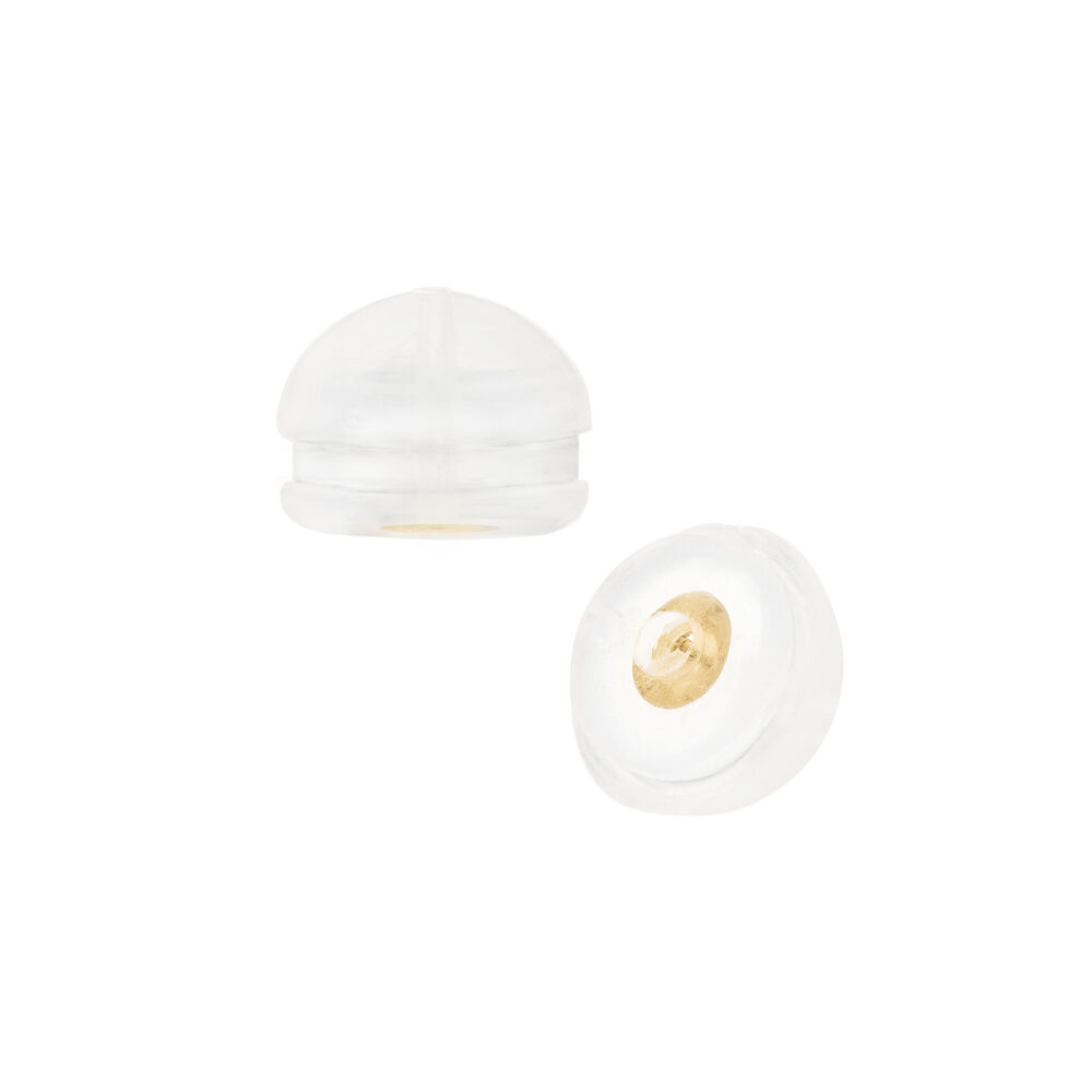 Ohrstecker Rhodolith SQUARE, 14 Karat Gelbgold Bild 5