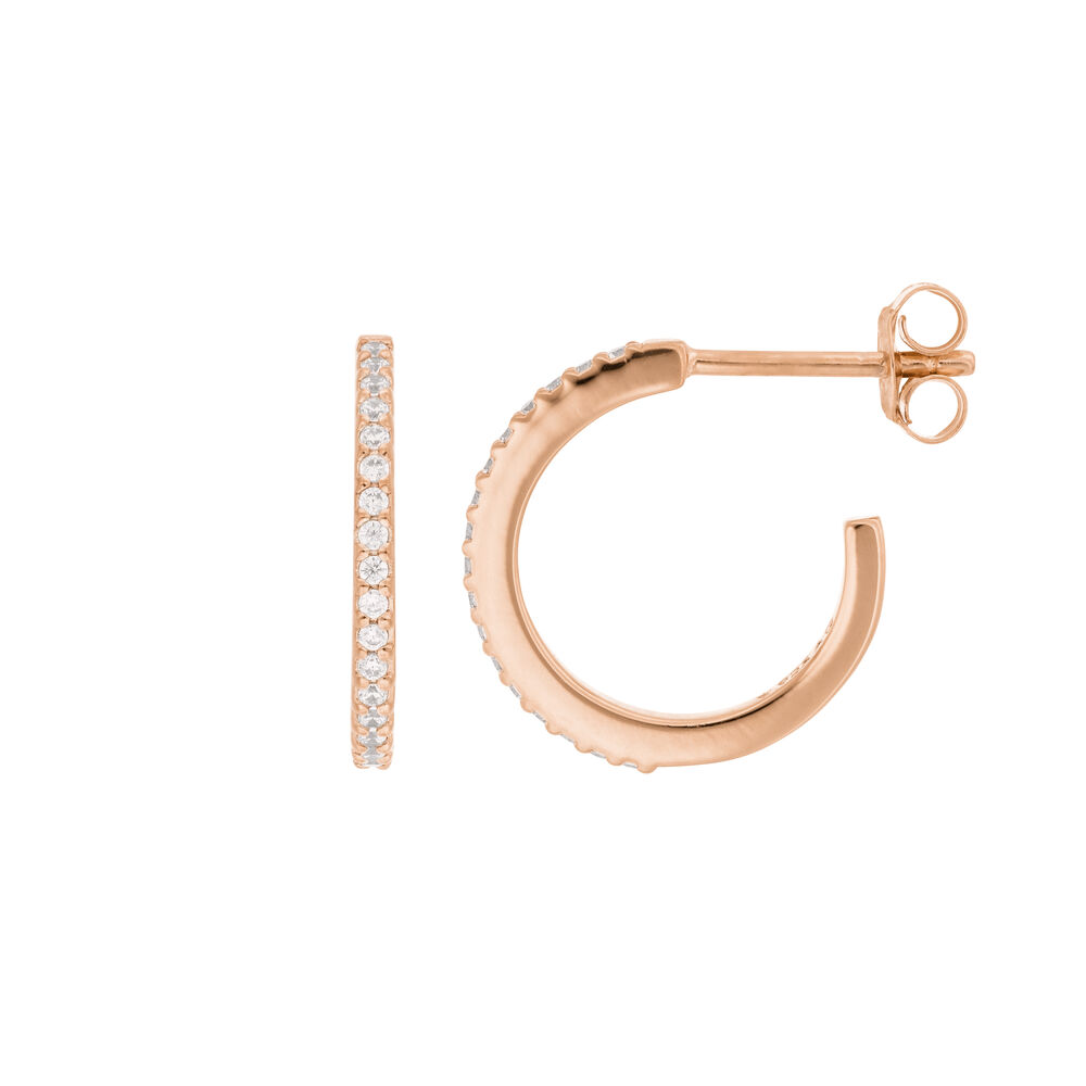 Creole Circle of Life, mini, 18 K Rosegold vergoldet Bild 2