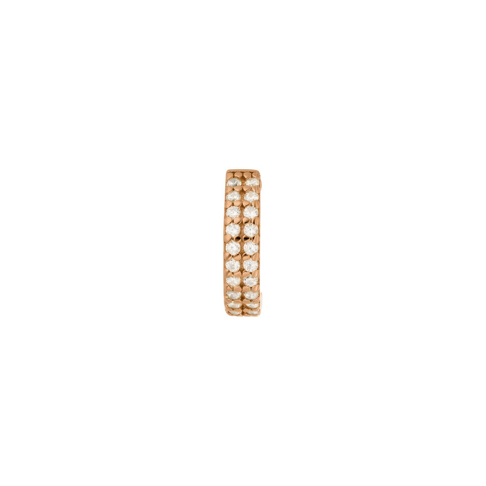 Silber Earcuff, Zirkonia, Rosegold Bild 3