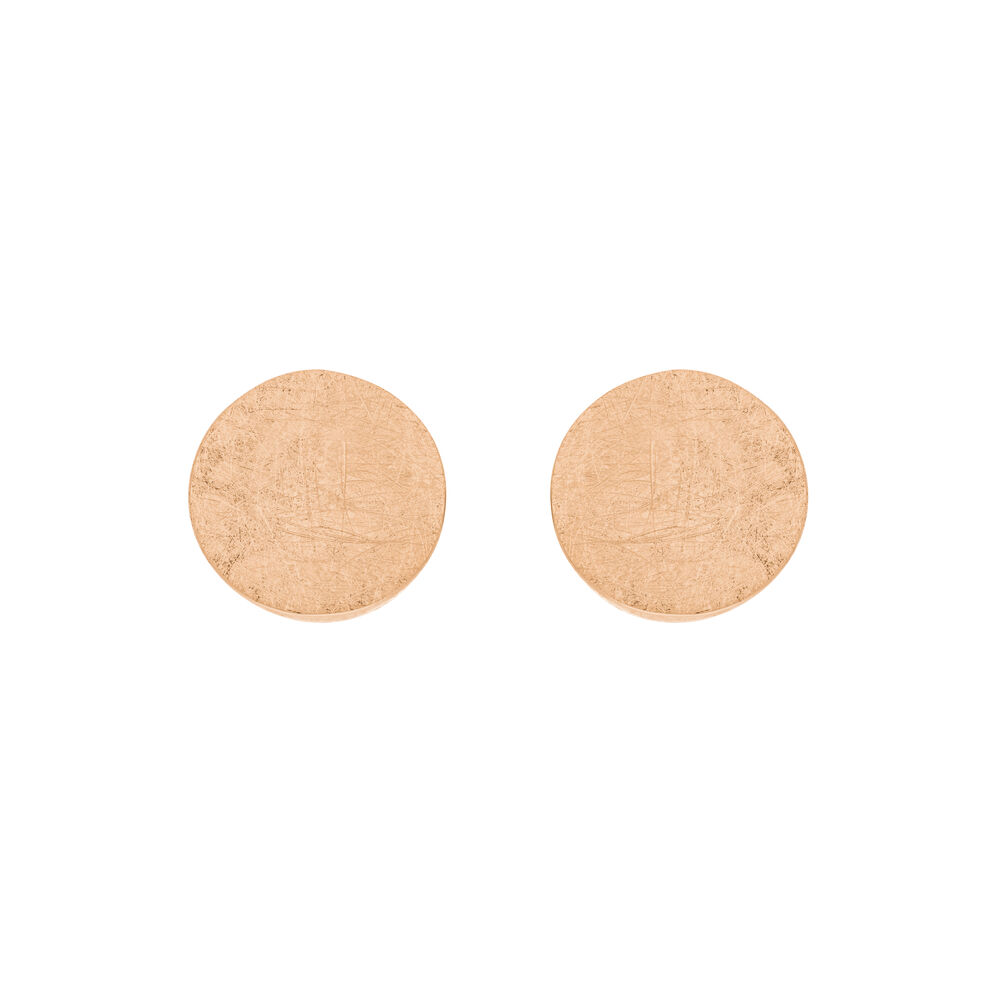 Ohrstecker Slices, 18 K Rosegold vergoldet Bild 2
