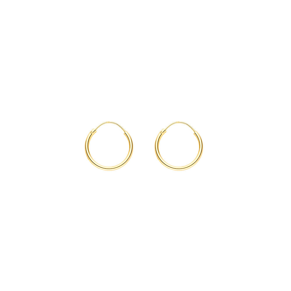 Creole Pure, klein, 18 K Gelbgold vergoldet Bild 2