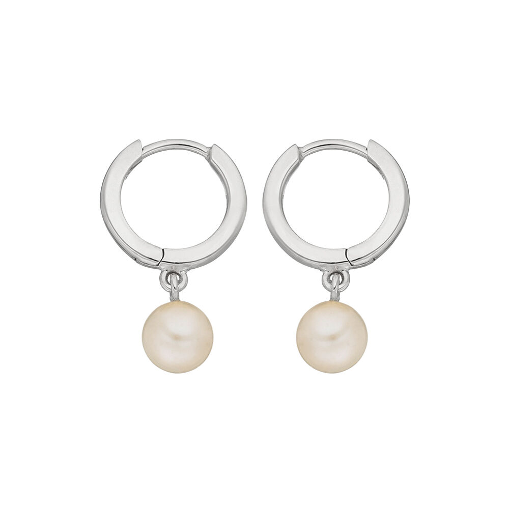 Creolen PEARLS, 925 Sterlingsilber Bild 3