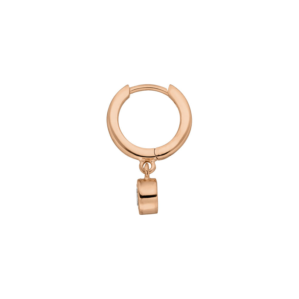 Single Creole PURE, 18 K Rosegold vergoldet Bild 3