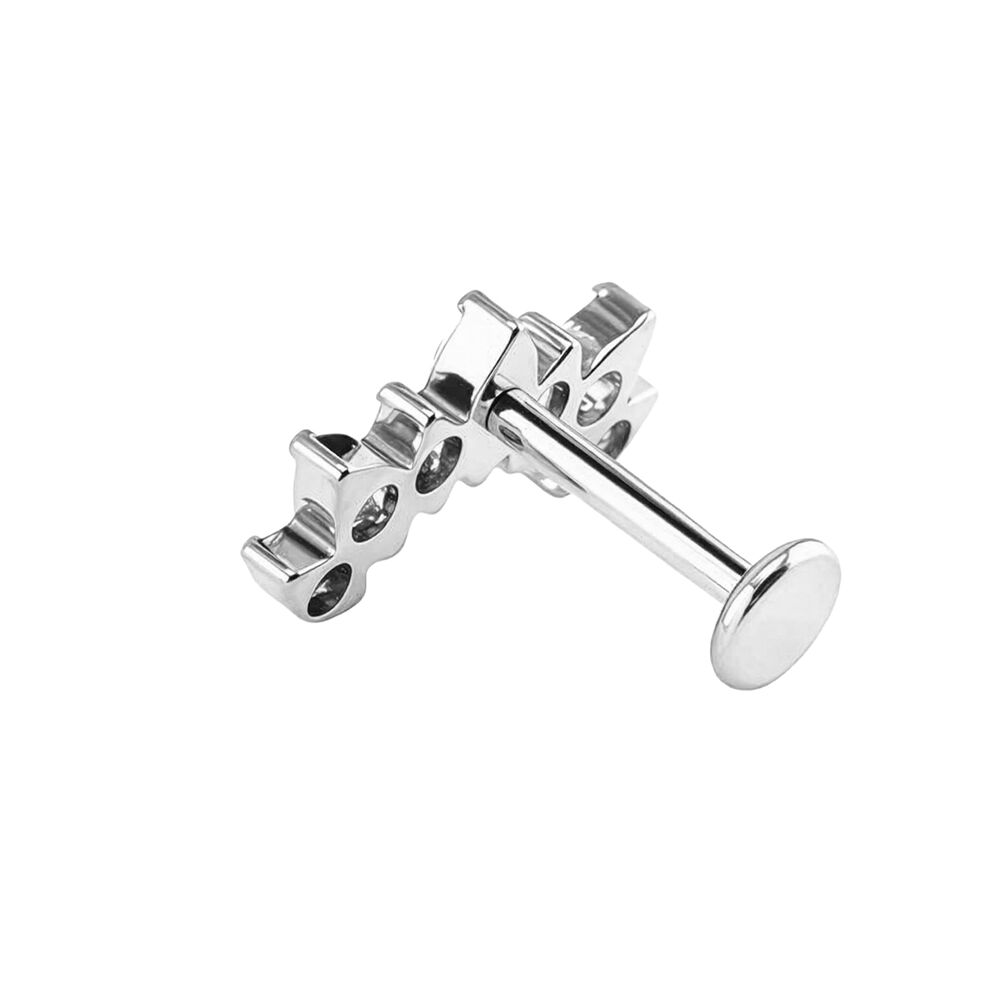 Piercing Big Crown mit Zirkonia, Titan Bild 3