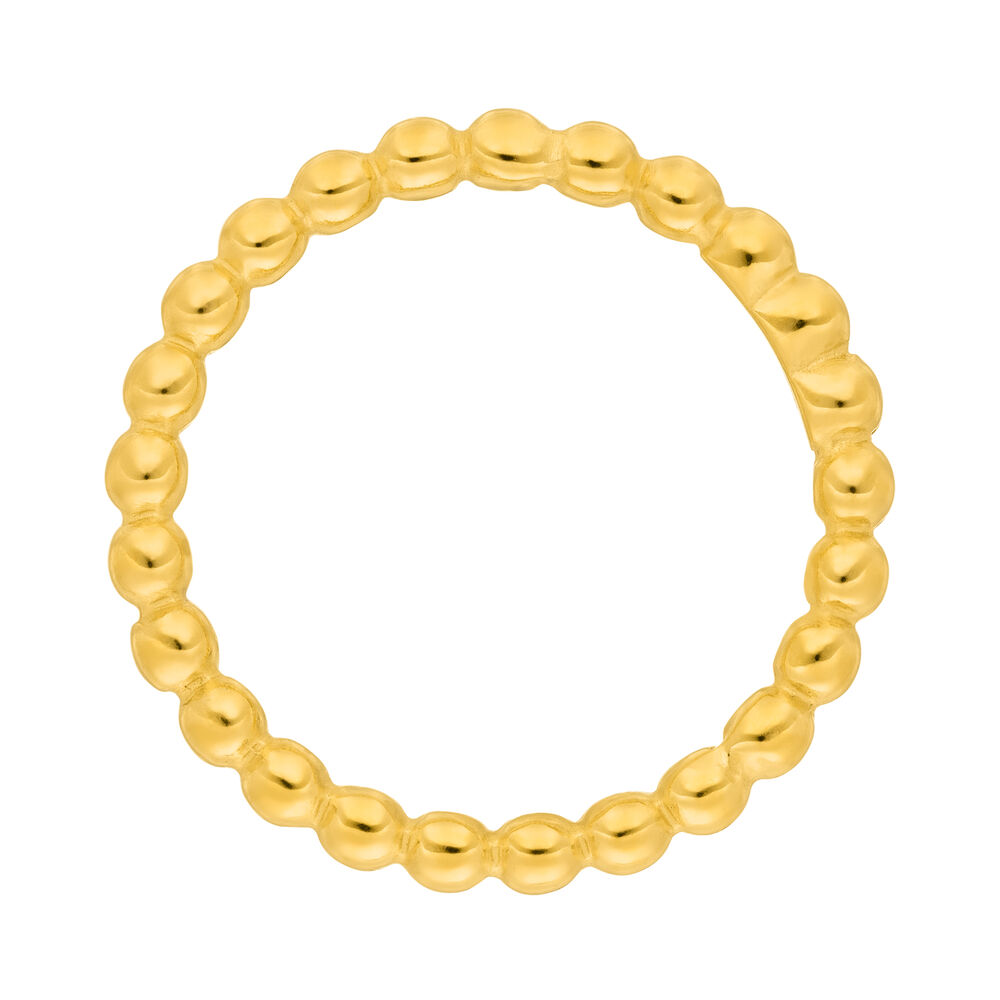Ball-Ring, dick, 18 K Gelbgold vergoldet, Gr.52 Bild 2