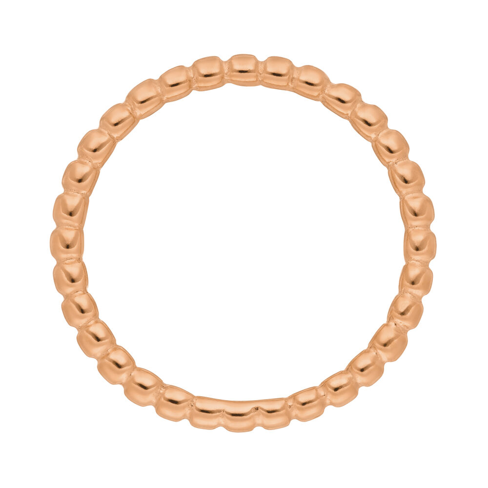 Ball-Ring, 18 K Rosegold vergoldet Bild 2