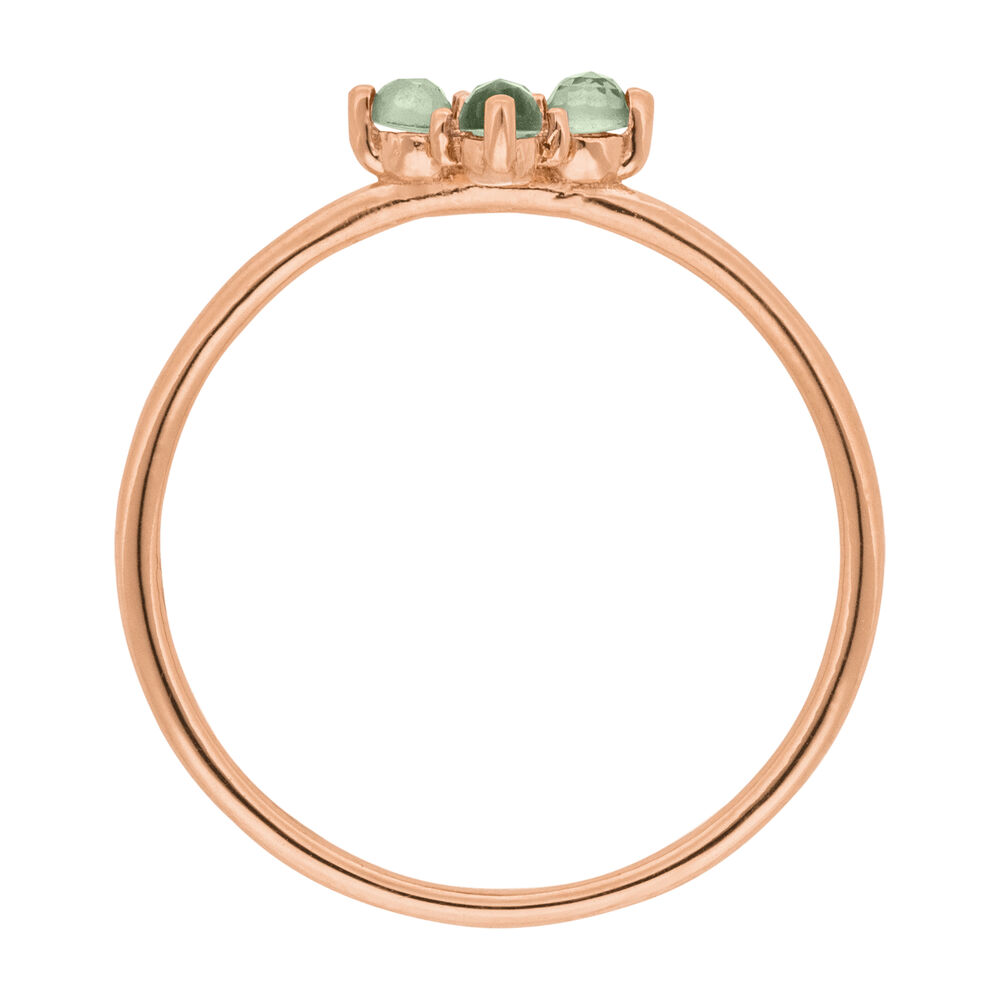 Ring BLOOM, Labradorit/Aventurin, 18 Karat Rosegold vergoldet Bild 4