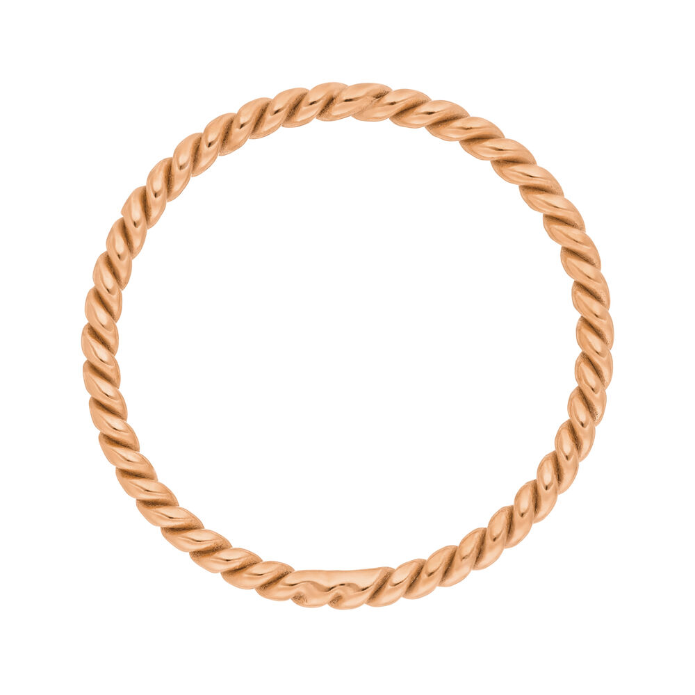Twist Ring, 18 K Rosegold vergoldet Bild 2