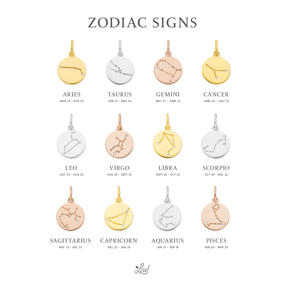 Anhnger ZODIAC SIGN, 18 K Gelbgold vergoldet Bild 4