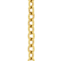 Gliederhalskette, 40 - 45 cm, 18 K Gelbgold vergoldet