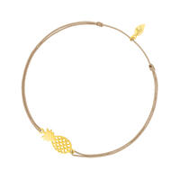 Fubndchen ANANAS, 18 K Gelbgold vergoldet