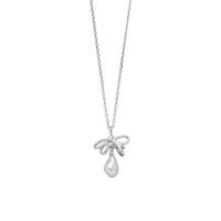 Halskette PEARL BOW, 925 Sterlingsilber