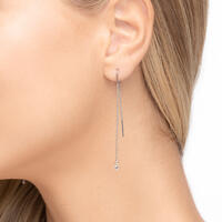 Ohrringe Pure Ball Chain, 14 K Weigold