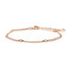 Armband Bar, 18K Rosegold, Diamanten