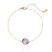 Armkette Amethyst, 14 Karat Gelbgold
