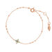 Armkette BLOOM, Labradorit/Aventurin, 18 Karat Rosegold vergoldet